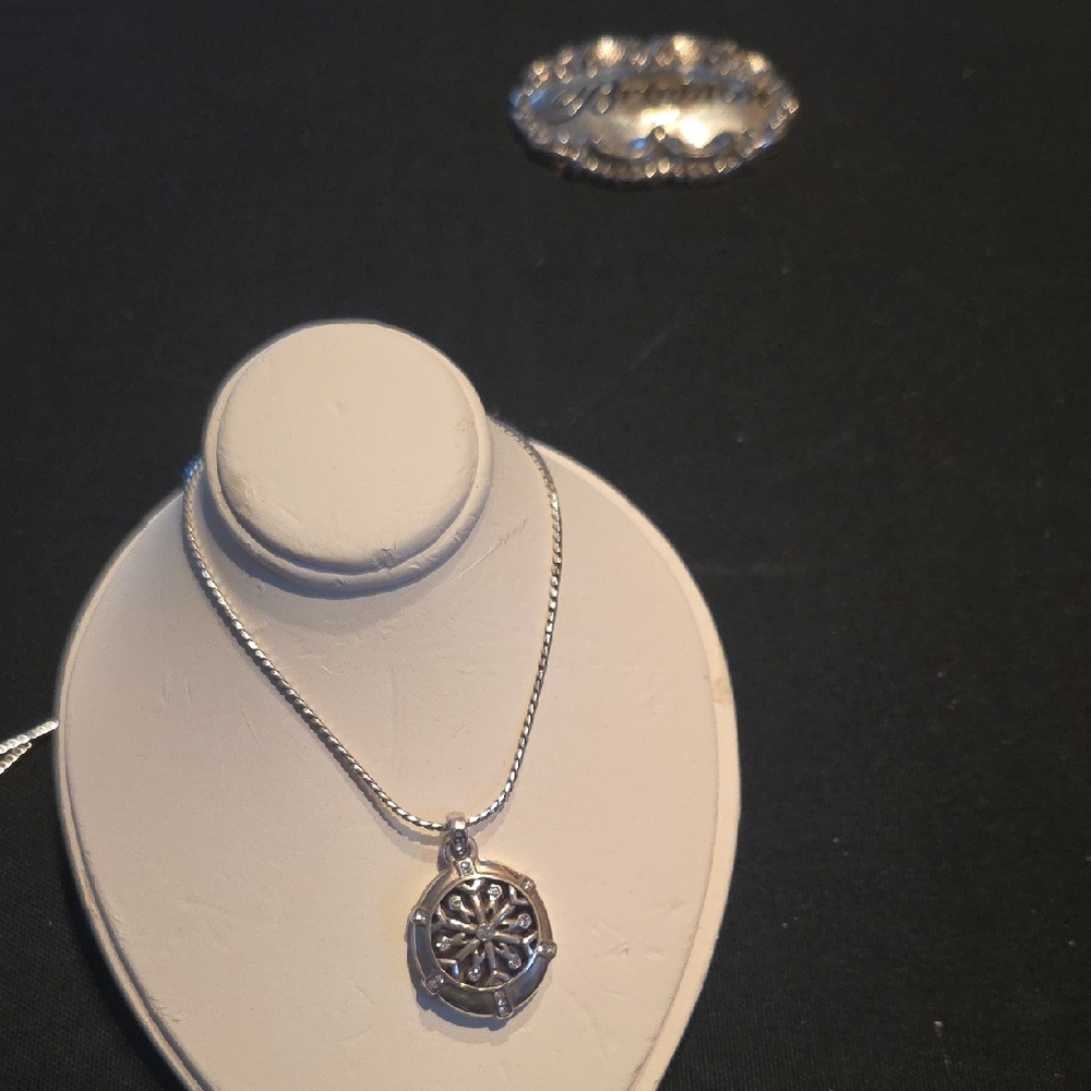 Brighton Silver Snowflakel Pendant Necklace